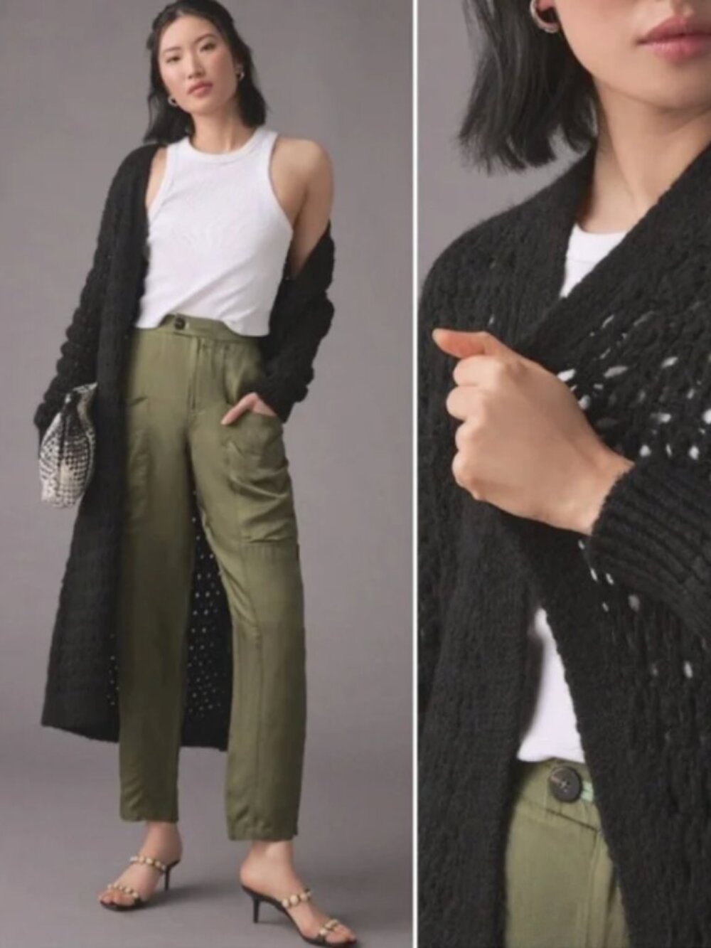 BY ANTHROPOLOGIE Long Cardigan Sweater Duster M